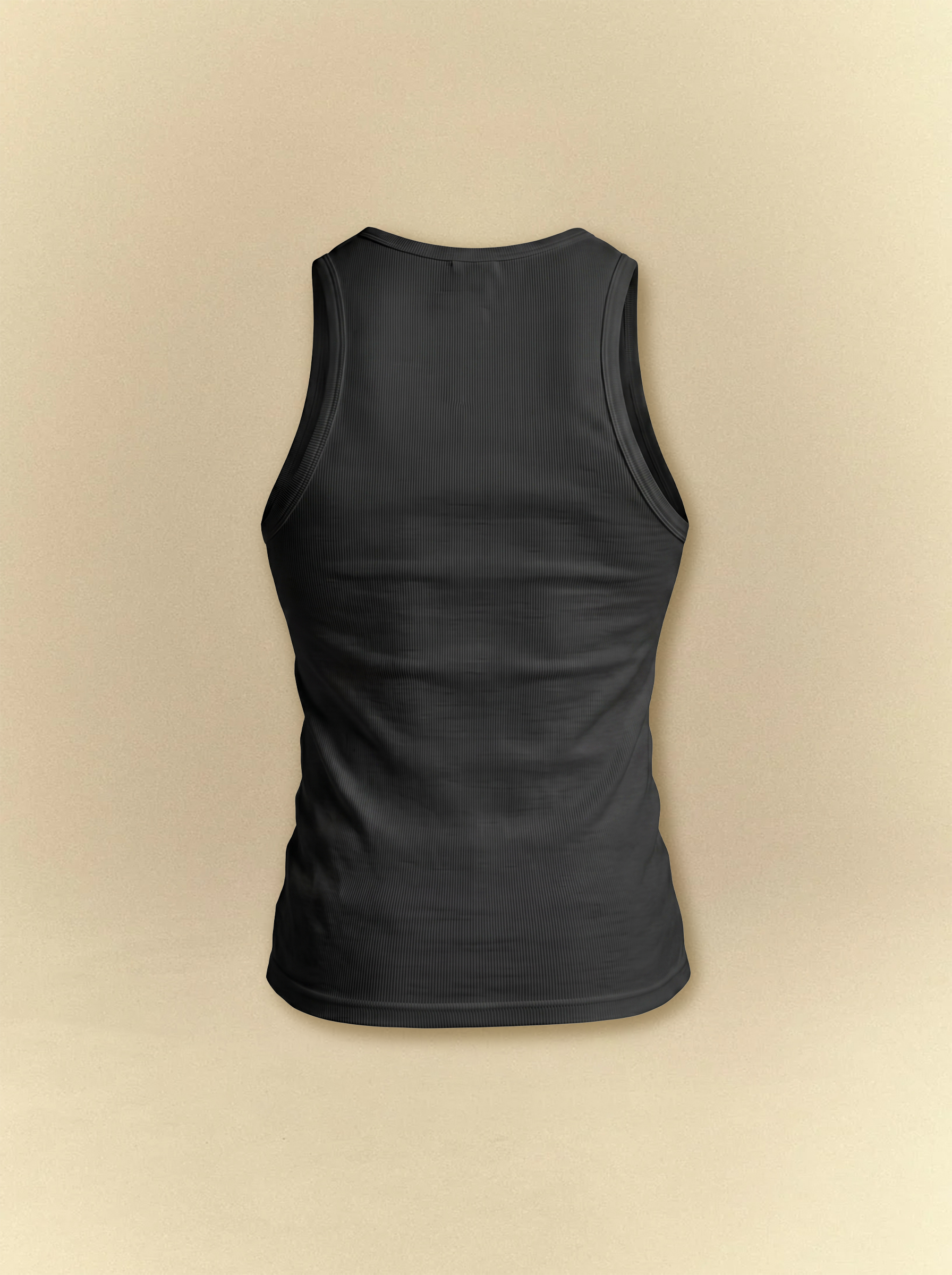 [unisex] Men's Black Tank Top