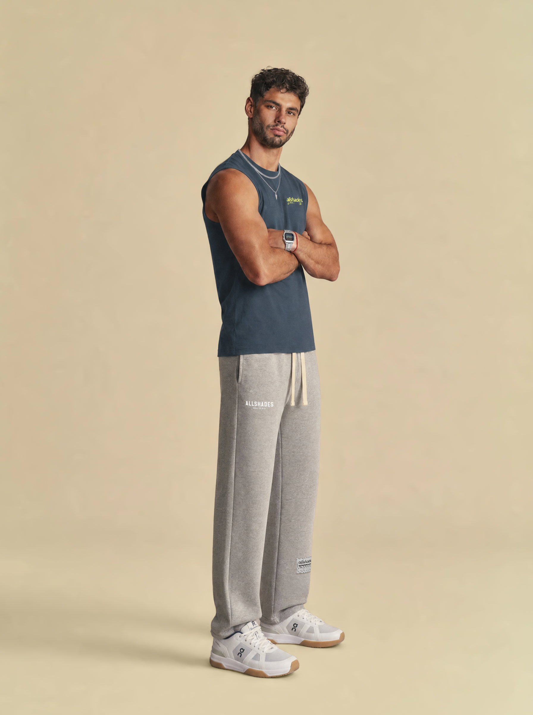 [men] Men's Dark Slate Sleeveless Tee