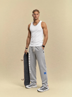 [men] Men's White Tank Top