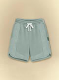 Mint Dolphin Hem Sweat Shorts