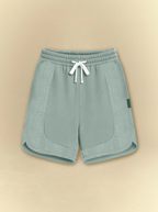 [unisex] Mint Dolphin Hem Sweat Shorts