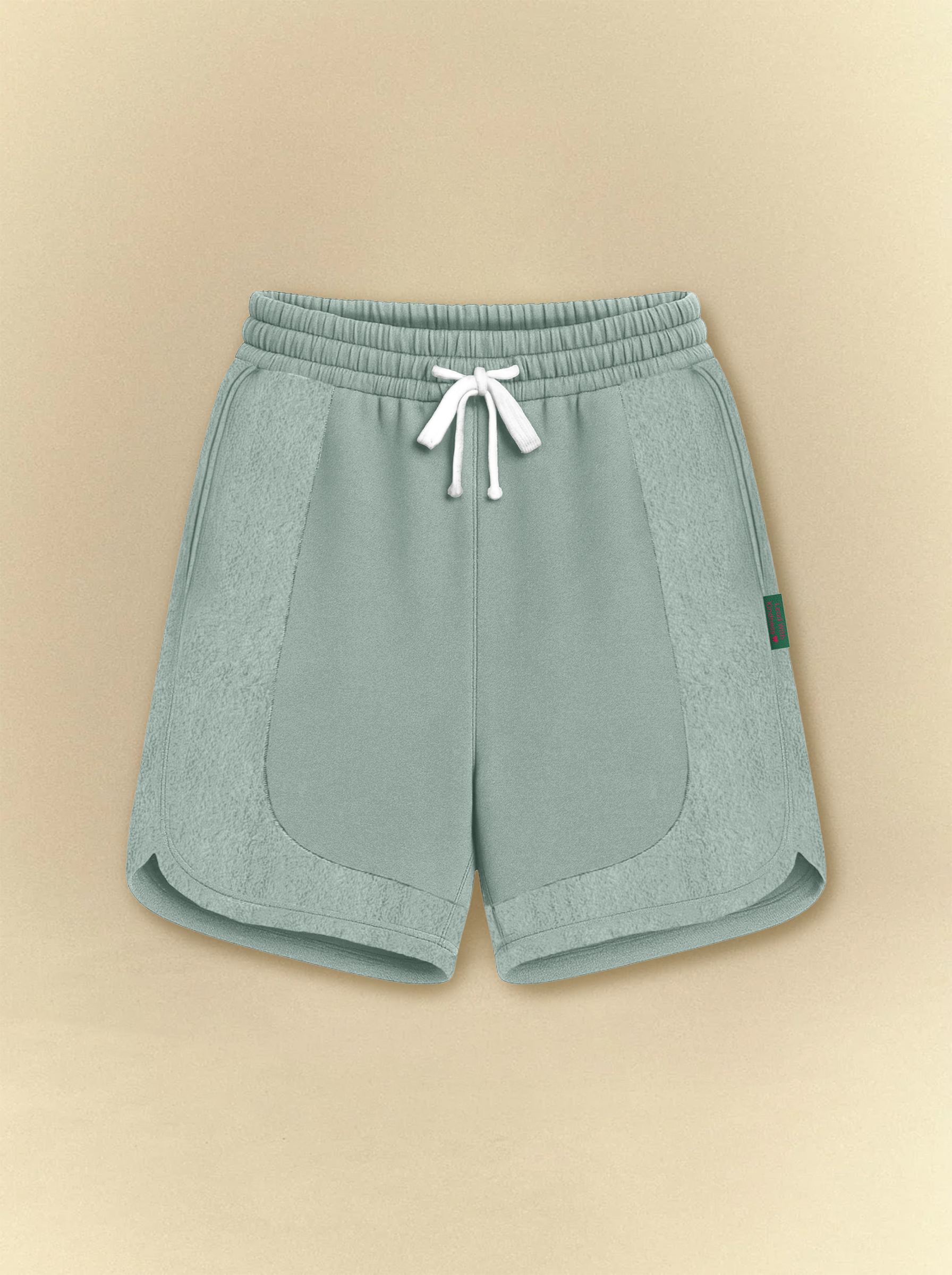 [unisex] Mint Dolphin Hem Sweat Shorts