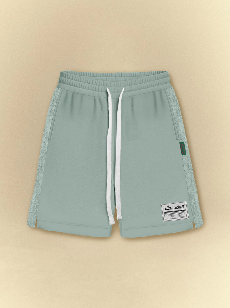 Mint Four Pockets Sweat Shorts