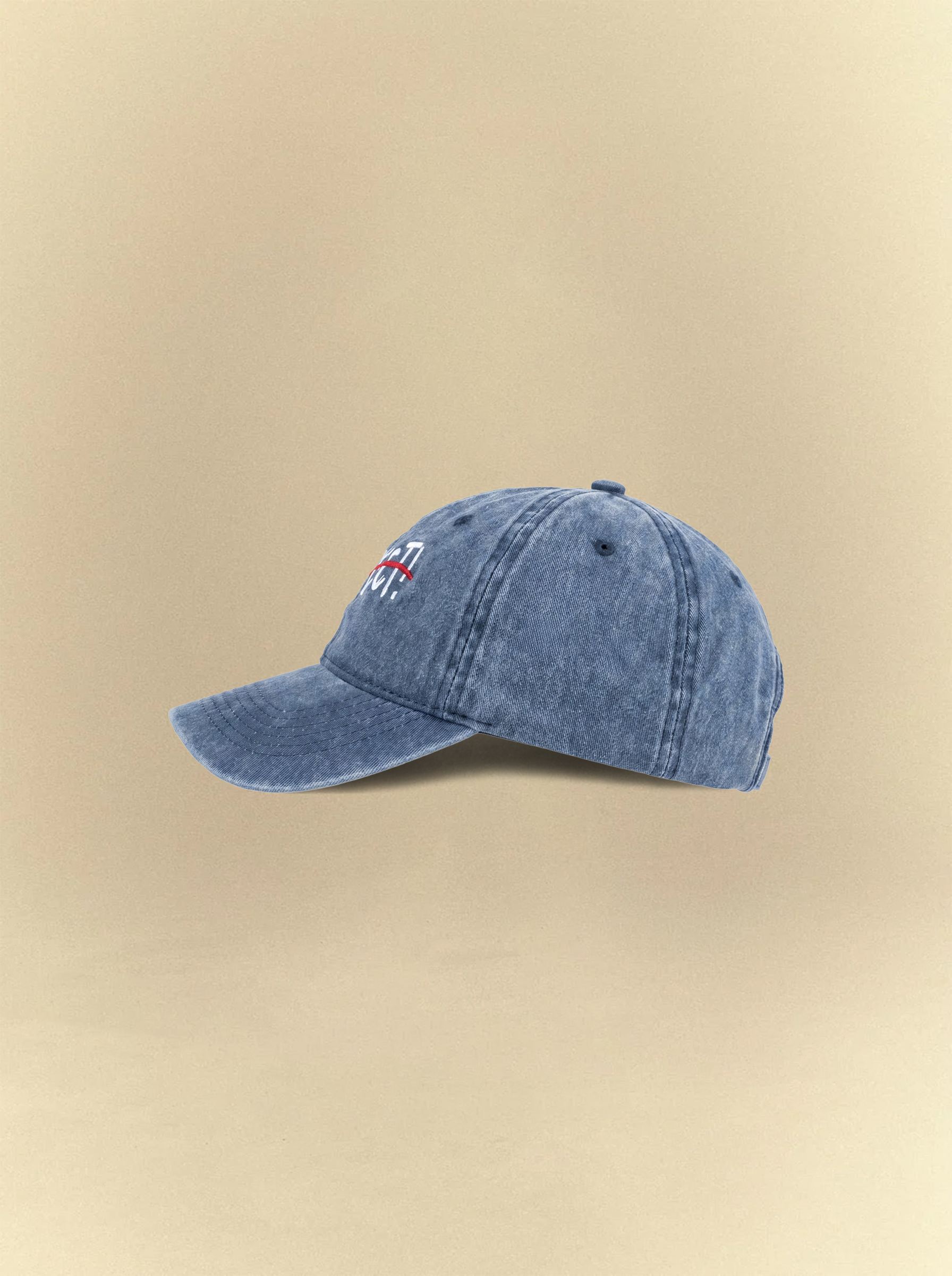 [unisex] Not Perfect Acid Blue Cap