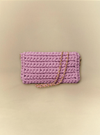 [unisex] Retro Pink Crochet Clutch
