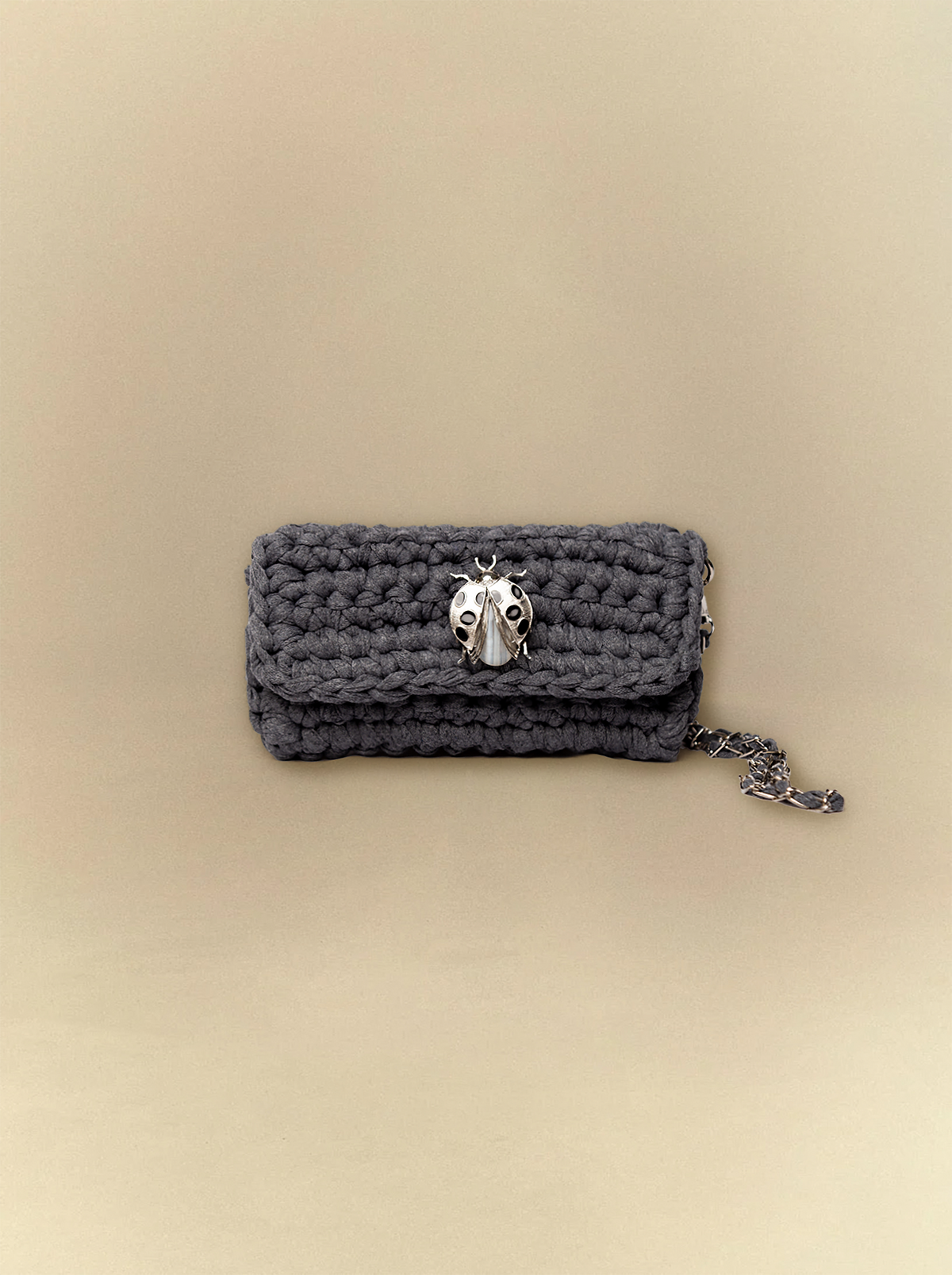[unisex] Storm Dust Crochet Clutch