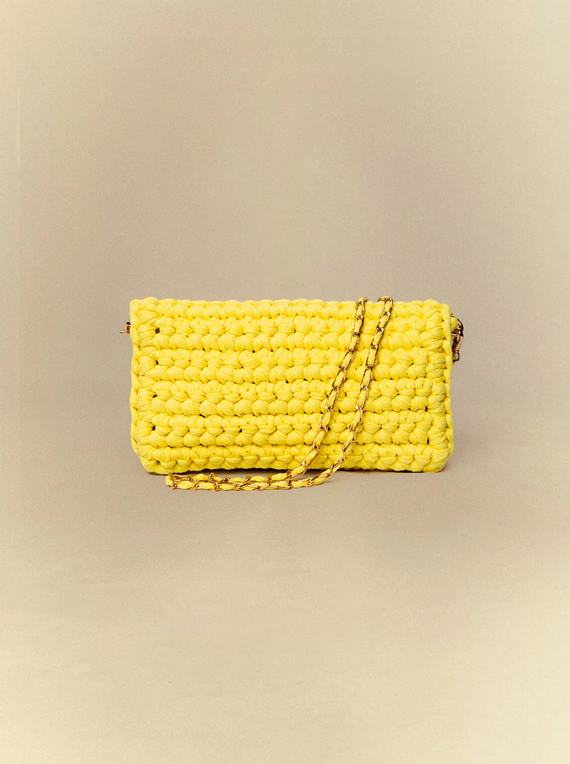 The Sun Crochet Clutch