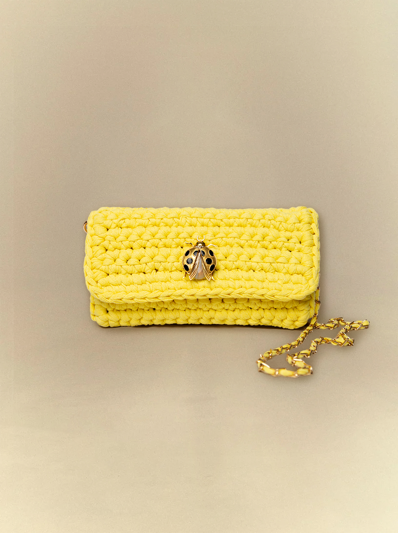The Sun Crochet Clutch
