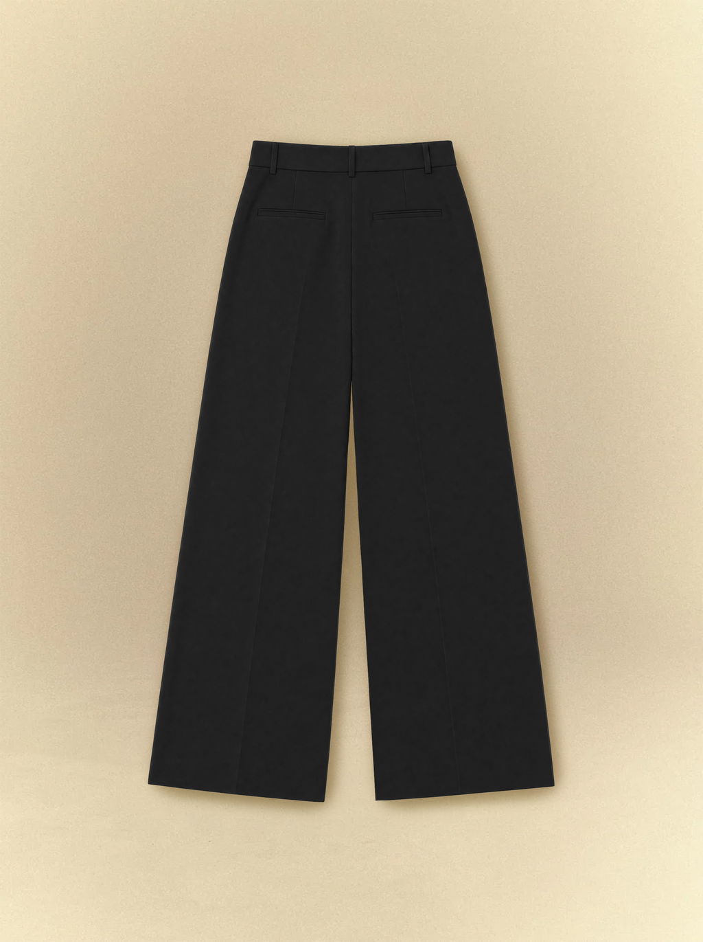 [unisex] Women's Black Daydrift Pleated Pants