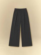 [unisex] Women's Charcoal Grey Daydrift Pleated Pants