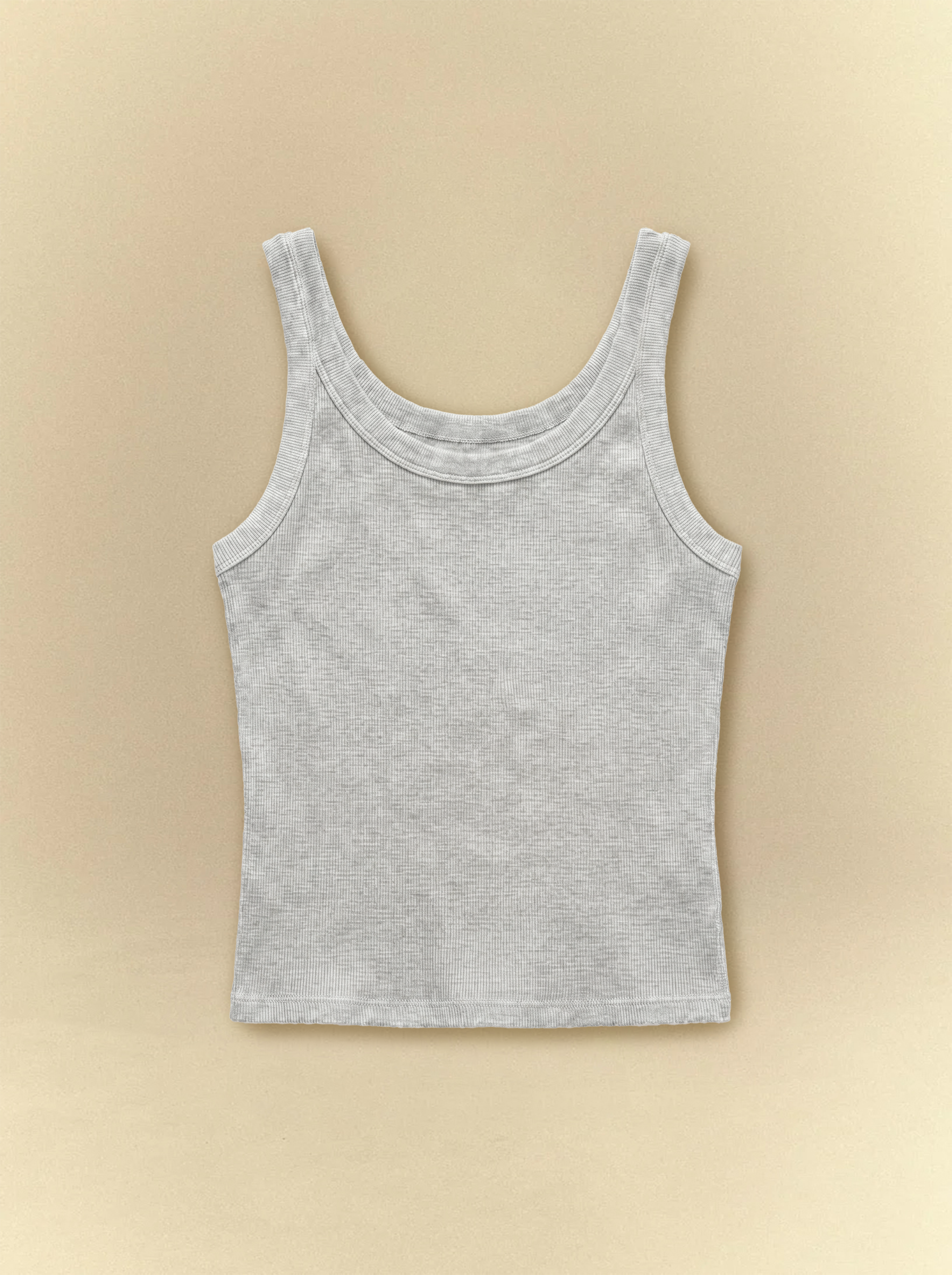 [unisex] Women's Heather Gray Tank Top