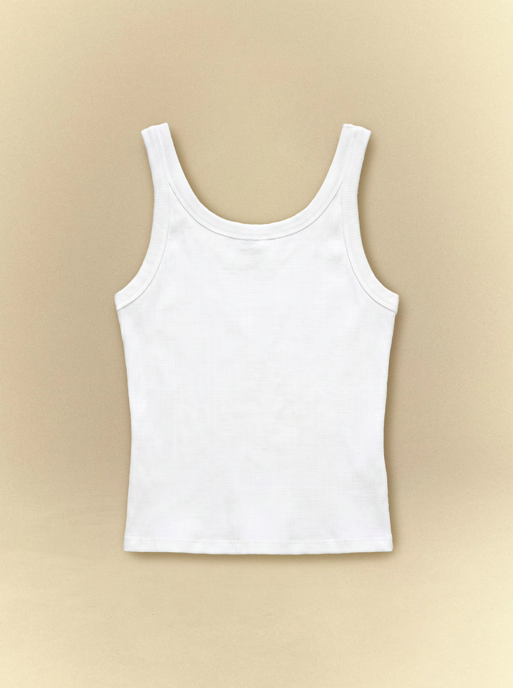[unisex] Women's White Tank Top